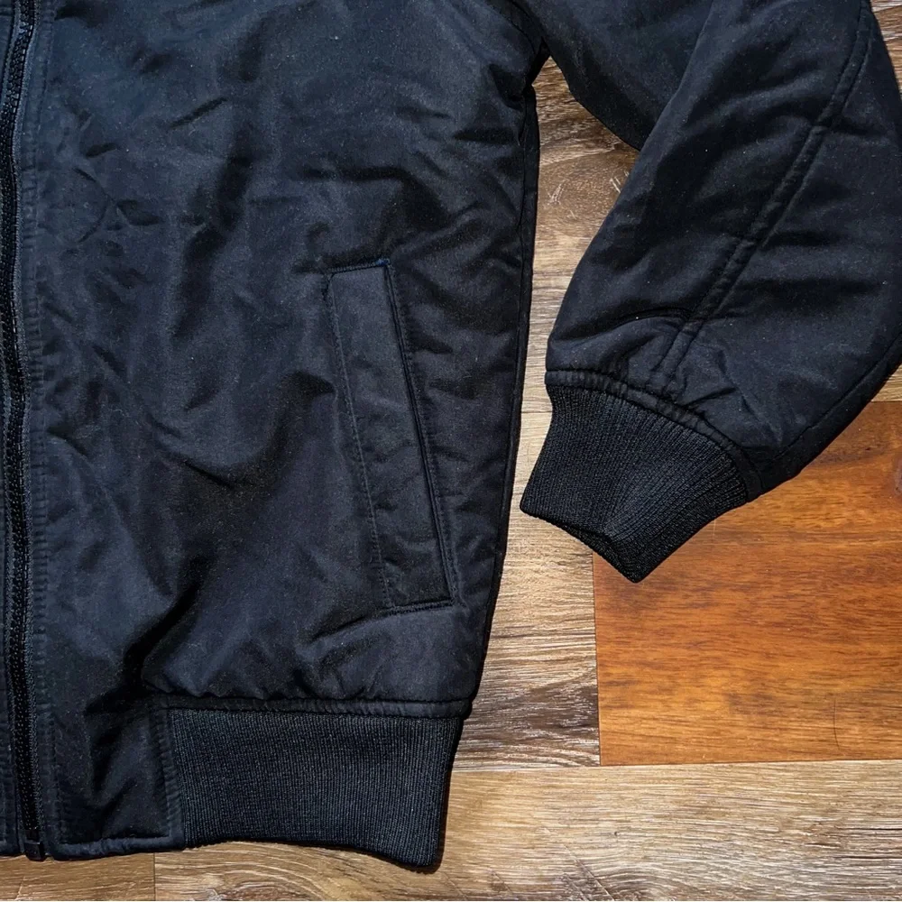 Old Navy Classic Black Bomber Jacket, Size M (8)